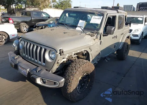 2019 Jeep Wrangler Unlimited Sahara 4X4 z USA, uszkodzony, nr VIN 1C4HJXEN7KW617179